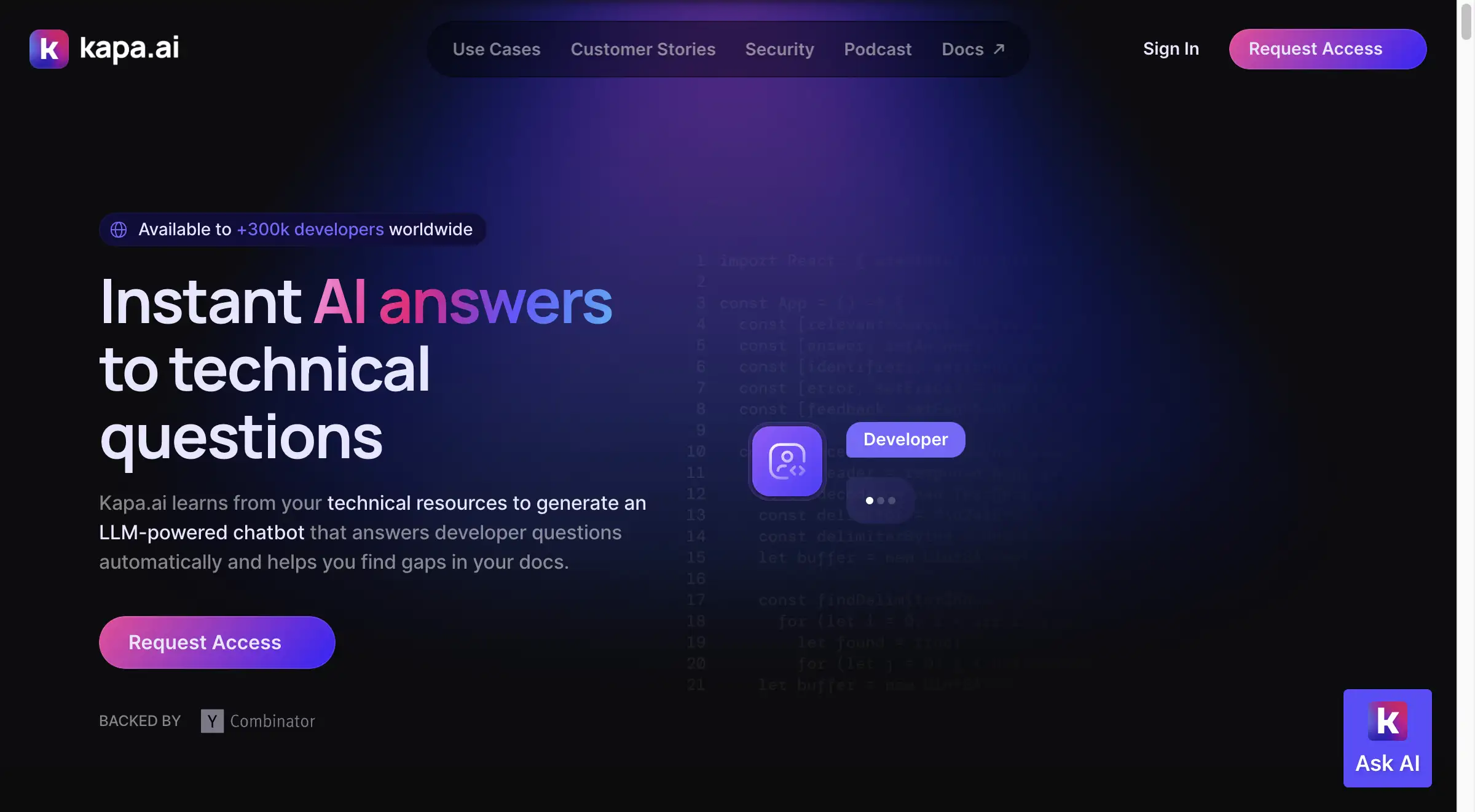 kapa.ai - Instant AI Answers to Technical Questions